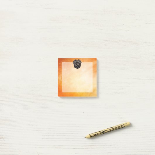 Affenpinscher Apenhond Affens Terrier Post-it® Notes (Op bureau)