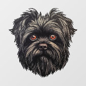 Affenpinscher Apenhond Affens Terrier Raamsticker (Vel)