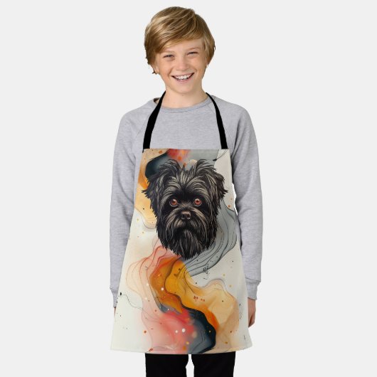 Affenpinscher Apenhond Affens Terrier Schort (Gedragen)