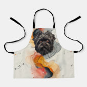 Affenpinscher Apenhond Affens Terrier Schort (Voorkant)