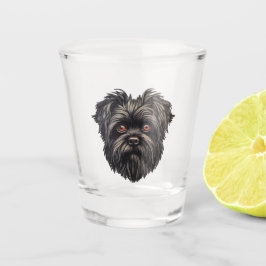 Affenpinscher Apenhond Affens Terrier Shot Glas