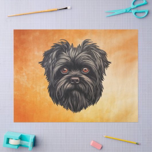 Affenpinscher Apenhond Affens Terrier Tissuepapier (Craft)