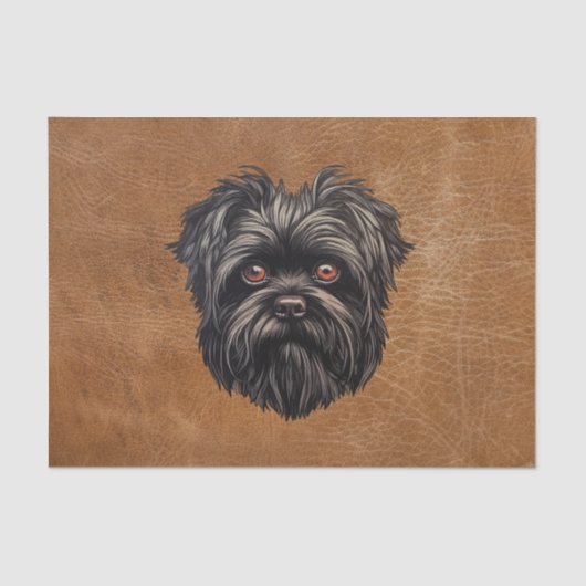 Affenpinscher Apenhond Affens Terrier Tissuepapier (Voorkant)