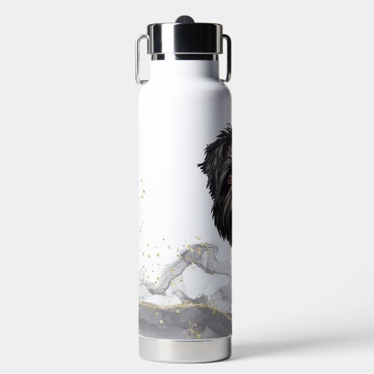 Affenpinscher Apenhond Affens Terrier Waterfles (Voorkant)