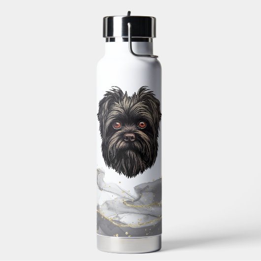 Affenpinscher Apenhond Affens Terrier Waterfles (Links)