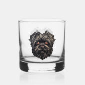Affenpinscher Apenhond Affens Terrier Whisky Glas (Voorkant)