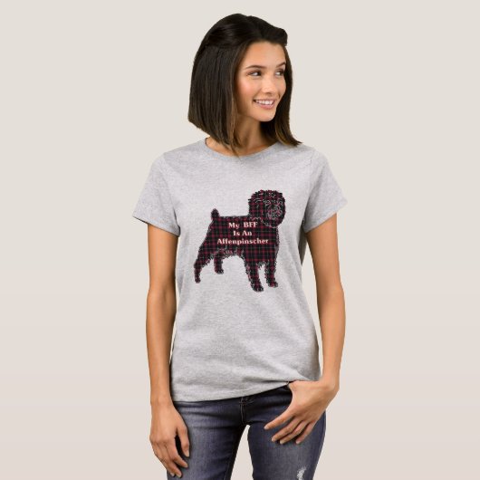 Affenpinscher BFF T-Shirt (Voorkant volledig)