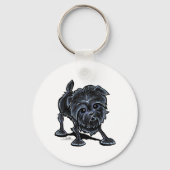 Affenpinscher bij Play Sleutelhanger (Voorkant)
