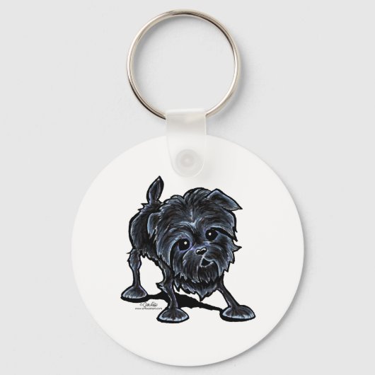 Affenpinscher bij Play Sleutelhanger (Voorkant)
