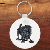 Affenpinscher bij Play Sleutelhanger (Voorkant)