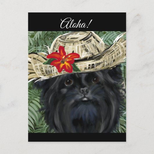 Affenpinscher Briefkaart (Voorkant)