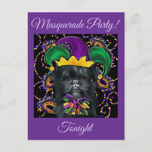 Affenpinscher Briefkaart (Voorkant)