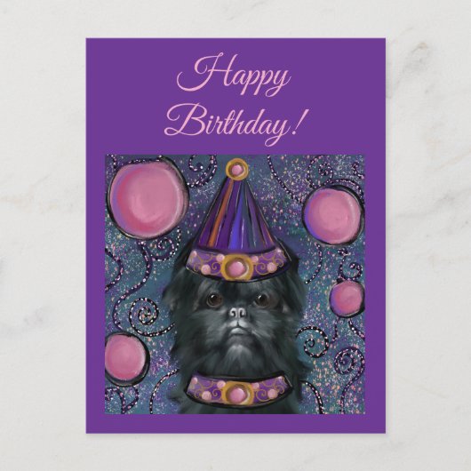 Affenpinscher Briefkaart (Voorkant)