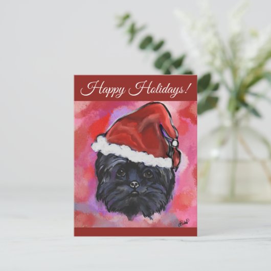 AFFENPINSCHER BRIEFKAART (Staand voorkant)