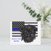 Affenpinscher Briefkaart (Staand voorkant)