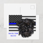Affenpinscher Briefkaart (Voorkant / Achterkant)