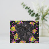 Affenpinscher Briefkaart (Staand voorkant)