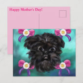 Affenpinscher Briefkaart (Voorkant / Achterkant)