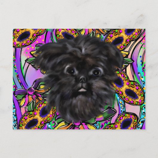 Affenpinscher Briefkaart (Voorkant)