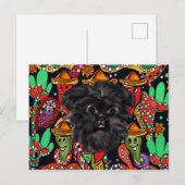 Affenpinscher Briefkaart (Voorkant / Achterkant)