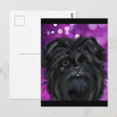 Affenpinscher   briefkaart (Voorkant / Achterkant)