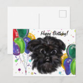 Affenpinscher briefkaart (Voorkant / Achterkant)