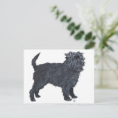 Affenpinscher Briefkaart (Staand voorkant)