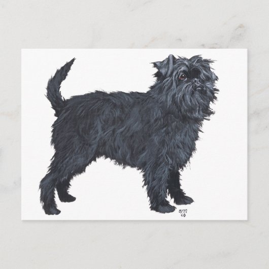 Affenpinscher Briefkaart (Voorkant)