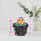 Affenpinscher briefkaart (Staand voorkant)
