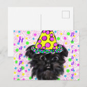 Affenpinscher briefkaart (Voorkant / Achterkant)