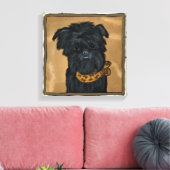 AFFENPINSCHER CANVAS AFDRUK (Insitu (Woonkamer))