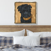AFFENPINSCHER CANVAS AFDRUK (Insitu (Slaapkamer))