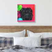 Affenpinscher Canvas Afdruk (Insitu (Slaapkamer))
