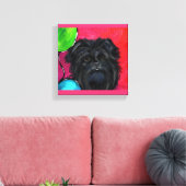 Affenpinscher Canvas Afdruk (Insitu (Woonkamer))