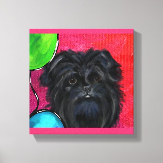 Affenpinscher Canvas Afdruk (Voorkant)