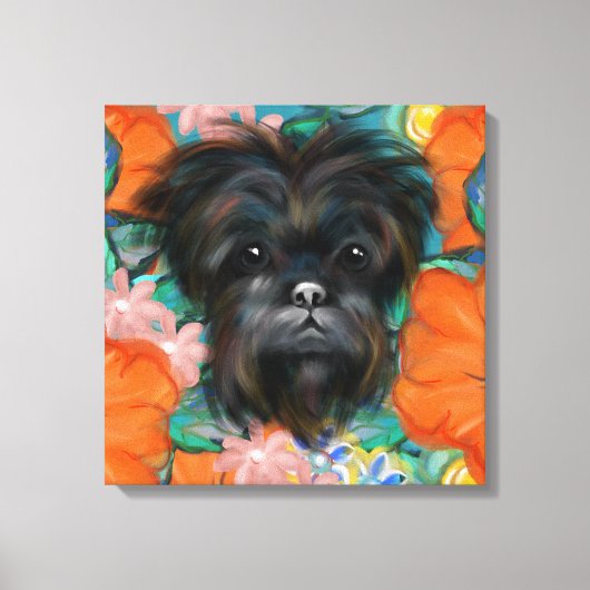 AFFENPINSCHER CANVAS AFDRUK (Voorkant)
