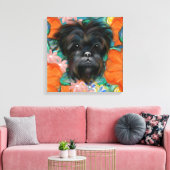 AFFENPINSCHER CANVAS AFDRUK (Insitu (Woonkamer))