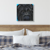 Affenpinscher  canvas afdruk (Insitu (Slaapkamer))