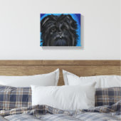 AFFENPINSCHER CANVAS AFDRUK (Insitu (Slaapkamer))