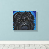 AFFENPINSCHER CANVAS AFDRUK (Insitu (Houten vloer))