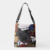 Affenpinscher Chef Crossbody Tas (Voorkant)