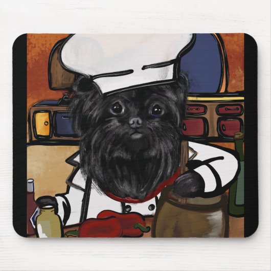 Affenpinscher Chef Muismat (Voorkant)