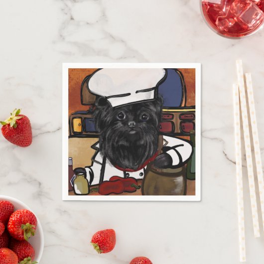 Affenpinscher Chef Servet (Insitu)
