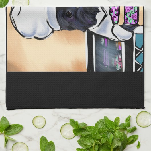 Affenpinscher Chef Theedoek (Gevouwen)