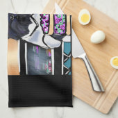 Affenpinscher Chef Theedoek (Quarter Fold)