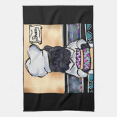 Affenpinscher Chef Theedoek (Verticaal)