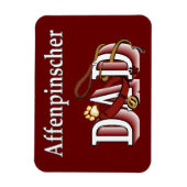 Affenpinscher Dad Magneet (Verticaal)