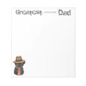 Affenpinscher Dad Notitieblok (Voorkant)