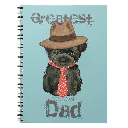 Affenpinscher Dad Notitieboek (Voorkant)