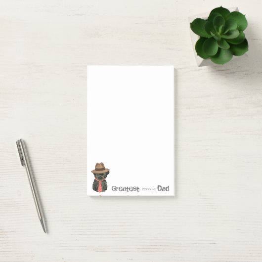 Affenpinscher Dad Post-it® Notes (Kantoor)